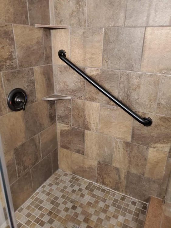 South Lyon Handicap Bathroom from Barrier Free Plus Inc with Grab Bars