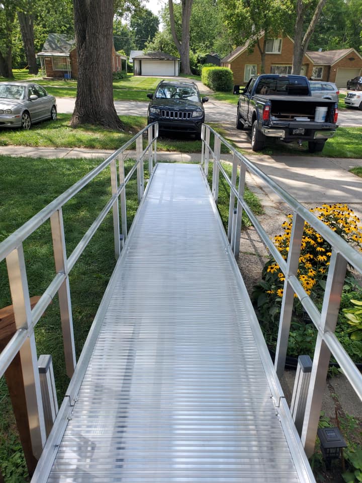 Handicap Ramp Installation Barrier Free Construction Handicap